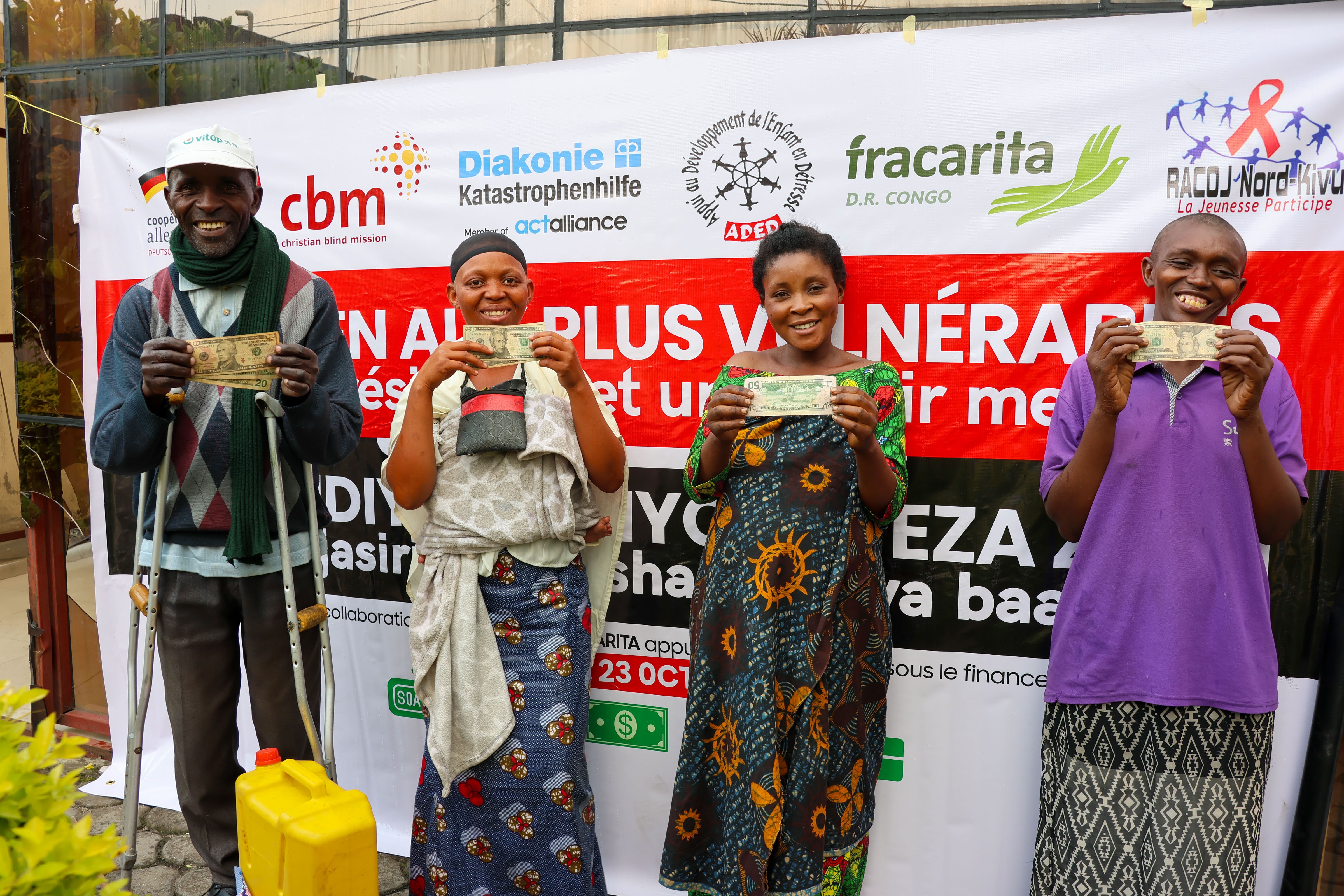 ADED Supports 2,329 Vulnerable Households in Kirotshe, Karisimbi, and Nyiragongo Through Inclusive Humanitarian Assistance